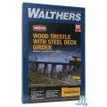 Walthers Cornerstone Trestle w/Deck Girder Bridge - KIT (NEW)