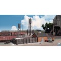 Walthers Cornerstone Sanding Towers & Drying House -- Kit