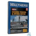 Walthers Cornerstone Sanding Towers & Drying House -- Kit