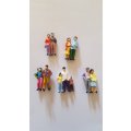 Various Colour Family People Set of 5