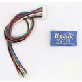 Digitrax DH123D 1.5 Amp HO Scale Mobile DCC Decoder with Wired Interface.