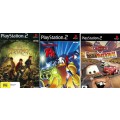 3x Playstation 2 (PS2) games Bundle
