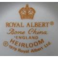 ROYAL ALBERT  `HEIRLOOM` Bone China Trio. EXCELLENT CONDITION.
