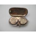 Antique Hallmarked Silver Double Sovereign Case. Williams, Birmingham 1906/7