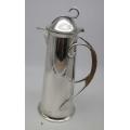 Antique George Unite Birmingham silver plated EPNS slender coffee pot Reg no: 536712