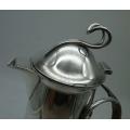 Antique George Unite Birmingham silver plated EPNS slender coffee pot Reg no: 536712