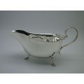 HALLMARKED STERLING SILVER GRAVY BOAT  Sheffield 1932  MAPPIN & WEBB 92g Excellent condition