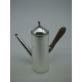 RARE!! STUNNING!! MINIATURE Hallmarked Silver chocolate pot. London 1977. Maker CM.3.5cm high