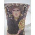 GUSTAV KLIMT `DESIRE` large mug. Dunoon Fine China England 11.5 cm WOW!!!