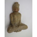 Vintage Carved Stone Buddha Figurine 9.5 cm tall