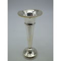 Hallmarked Sterling Silver Miniature bud vase Birmingham 1987 Laurence R Watson & Co 7.5cm