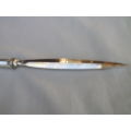 Vintage letter opener with 800 Silver Handle