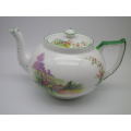 BELL CHINA, England Fine Bone China Vintage Teapot. Pattern is: MEADOWSIDW. Lovely Condition