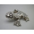 FOR TREASURES ALL SORTS ONLY PLEASE!! Sterling silver designer HUGE TREE FROG 35grms 7x8cm