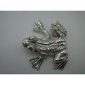 FOR TREASURES ALL SORTS ONLY PLEASE!! Sterling silver designer HUGE TREE FROG 35grms 7x8cm