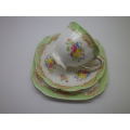 RARE and CHARMING Royal Albert Crown China Vintage/Antique Trio. Un-named Pattern