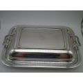 Antique 1920 Silver Plated Lidded Entree Serving Dish. A1  EPNS Very Good Condition 28x20.5cm