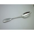 RUSSIAN SILVER SERVING SPOON  Moscow, 1896-1908  DMITRII NIKOLAEVICH NIKOLAEV 94 GRMS 21.5CM