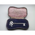 RARE!!! Boxed Silver Key presented to British Governor Sir Herbert J Stanley GCMG Ceylon 1928