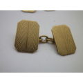 Vintage Hallmarked 9ct Yellow Gold Cufflinks. Birmingham 1979 HENRY GRIFFITH AND SONS: