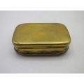 Vintage Brass box with secret compartmet
