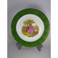 LIMOGES, France Display plate. Fragonard Courting couple