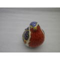 Royal Crown Derby Paperweight. Robin Gold stopper