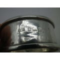 Pair Hallmarked Silver napkin rings. B/ham 1917. Jones & Crompton. 22grms
