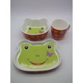 CUTE MAXWELL & WILLIAMS `FRANKIE FROG` Kiddies ceramic Cup, Plate & Bowl Set. By Claire Chilcott