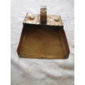 Vintage or Antique Hammered COPPER Arts and Crafts Crumb tray or Dust Pan. Lovely rivets Unusual