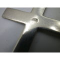 Huge Vintage Sterling Silver Cross Pendant 6.5cm x 3.5cm. 6.5 grms