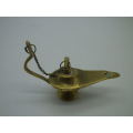 Miniature Brass ALADIN GENIE LAMP. CUTE! 8.5cm long