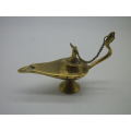 Miniature Brass ALADIN GENIE LAMP. CUTE! 8.5cm long