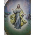 VISIONS OF MARY DISPLAY PLATE `OUR LADY OF SILENCE` Hector Garrido BRADFORD EXCHANGE Ltd Edition