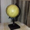 GLOBE ON WOODEN STAND