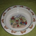 BUNNYKINS BOWL PLATE AND CUP BY ROYAL DOULTON