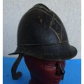 a hundred years old original german fire brigade Brass Helmet (D3/5)