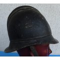 a hundred years old original german fire brigade Brass Helmet (D3/5)