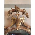 Antique hand carved giltwood mirror circa 18th century