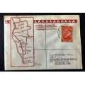 1939 1ST AIRMAIL CAPE TOWN VIA WINDHOEK TO LOANDA ANGOLA DESTINED FOR SYDNEY AUSTRALIA UNOPENED