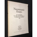NUMISMATIC ESSAS BY MEMBERS OF THE SOUTH AFRICAN NUMISMATIC SOCIETY 1986