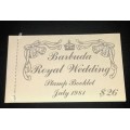 1981 BARBUDA MINT SHEET BOOKLET THE ROYAL WEDDING