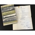 M.C.C. SOUTH AFRICA TOUR 1956-57 ENGLAND PLAYERS SIGNED BY ENGLAND PLAYERS