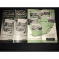 VINTAGE SOUTH AFRICAN RAILWAYS INTER CITY MOTOR COACH SERVICES FOLD OUT BROCHURE