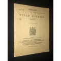 FIELD ALMANAC 1917 OFFICIAL COPY PUBLISHED BY HIS MAJESTY`S STATIONERY OFFICE LONDON