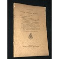 ANNALS OF THE SA MUSEUM VOLUME XXIII OCT 1926