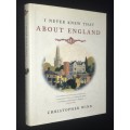I NEVER KNEW THAT ABOUT ENGLAND BY CHRISTOPHER WINN