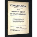 CONSTITUTION OF THE UNION OF SOVIET SOCIALIST REPUBLIC 1936