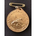 1937 UNION OF SOUTH AFRICA CORONATION BRONZE MEDAL