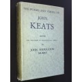 THE POEMS AND VERSES OF JOHN KEATS EDITED BY JOHN MIDDLETON MURRY